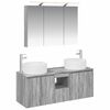 vidaXL &Sigma;&epsilon;&tau; &Nu;&tau;&omicron;&upsilon;&lambda;&alpha;&pi;&iota;ώ&nu; &Mu;&pi;ά&nu;&iota;&omicron;&upsilon; 4 pcs &Gamma;&kappa;&rho;&iota; Sonoma 100 x 14,5 x 70 &epsilon;&kappa;