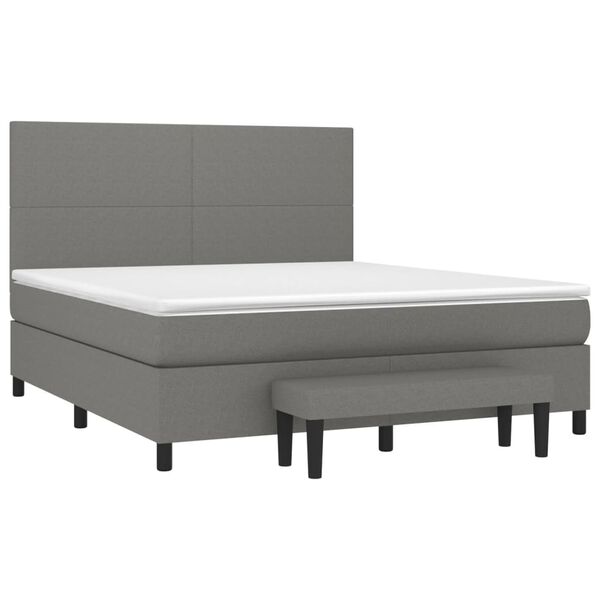 vidaXL &Kappa;&rho;&epsilon;&beta;ά&tau;&iota; Boxspring &mu;&epsilon; &Sigma;&tau;&rho;ώ&mu;&alpha; &Sigma;&kappa;&omicron;ύ&rho;&omicron; &Gamma;&kappa;&rho;&iota; 180x200 &epsilon;&kappa; &Upsilon;&phi;&alpha;&sigma;&mu;ά&tau;&iota;&nu;