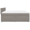 vidaXL &Kappa;&rho;&epsilon;&beta;ά&tau;&iota; Boxspring &mu;&epsilon; &Sigma;&tau;&rho;ώ&mu;&alpha; Taupe 180x200 &epsilon;&kappa;. &Upsilon;&phi;&alpha;&sigma;&mu;ά&tau;&iota;&nu;&omicron;
