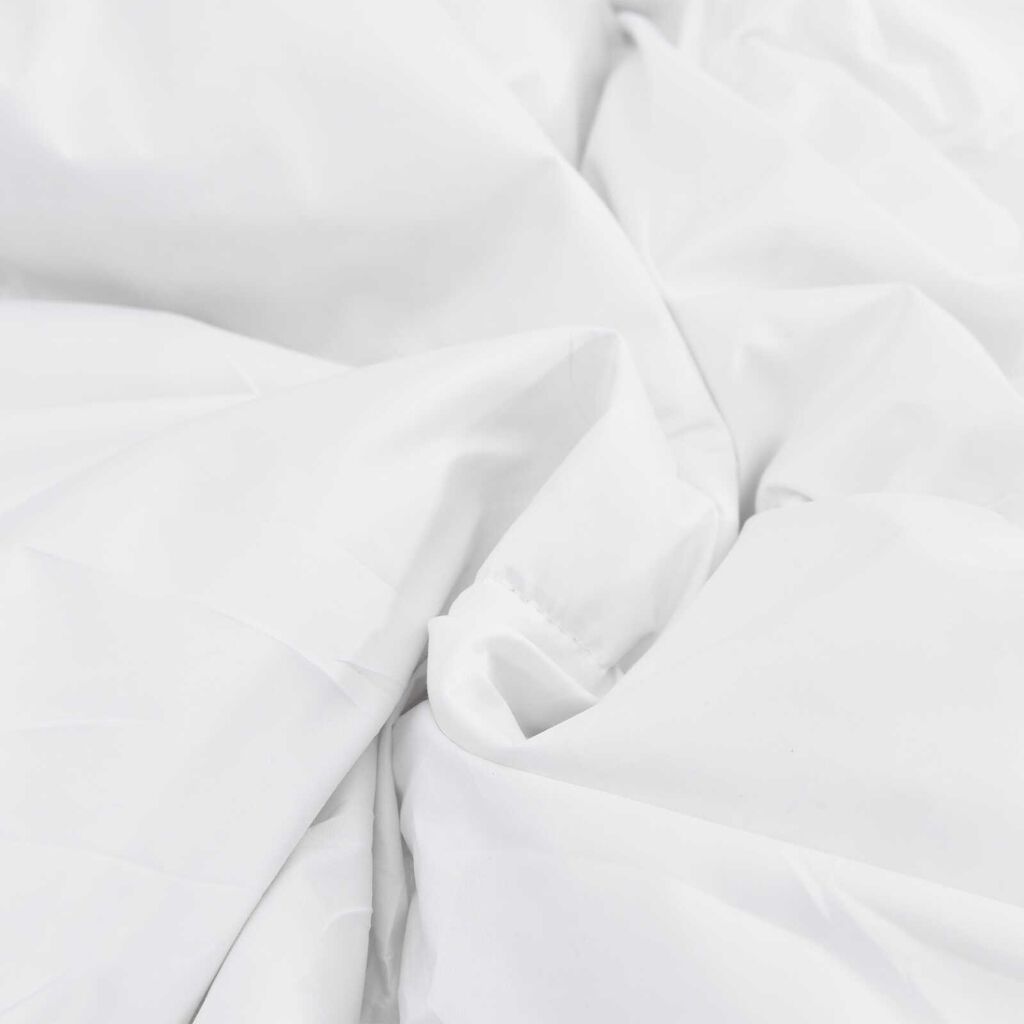 vidaXL Διπλό με Μαξιλάρι 2 pcs Λευκό 135 x 200 cm Μικροΐνες
