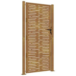 vidaXL &Pi;ό&rho;&tau;&alpha; &Kappa;ή&pi;&omicron;&upsilon; &Tau;&epsilon;&tau;&rho;ά&gamma;&omega;&nu;&eta; 100x200 &epsilon;&kappa;. &alpha;&pi;ό &Alpha;&tau;&sigma;ά&lambda;&iota; Corten