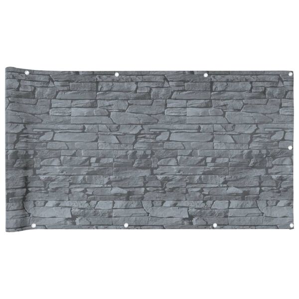 vidaXL &Pi;&epsilon;&rho;ί&phi;&rho;&alpha;&xi;&eta; &Mu;&pi;&alpha;&lambda;&kappa;&omicron;&nu;&iota;&omicron;ύ &Sigma;&chi;έ&delta;&iota;&omicron; Ledge Stone &Gamma;&kappa;&rho;&iota; 800x90 &epsilon;&kappa;. PVC