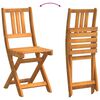 vidaXL Καρέκλα Κήπου 2 pcs Καφέ 36 x 46 x 86 εκ. Μασίφ ξύλο ακακίας
