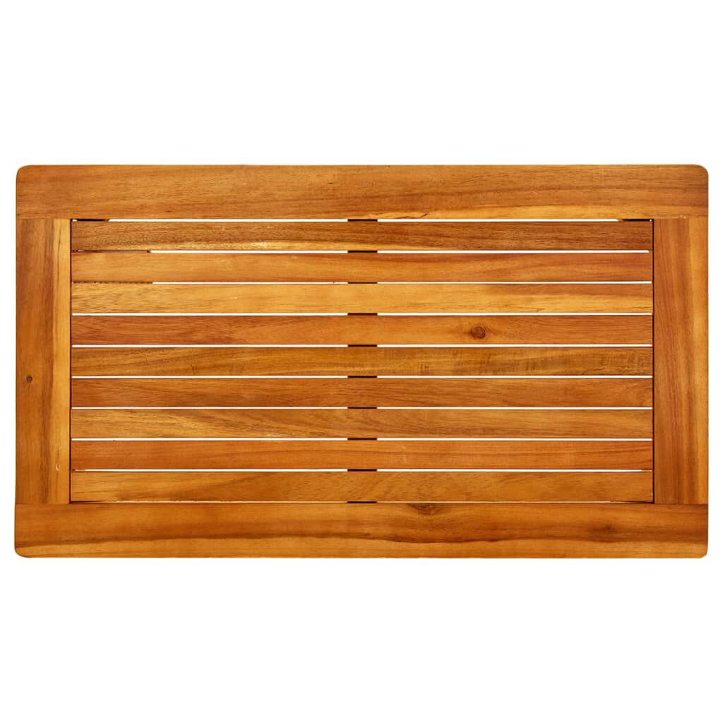 vidaXL Τραπεζάκι Σαλονιού Κήπου 70 x 40 x 36 εκ. Μασίφ Ξύλο Ακακίας
