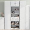 vidaXL Ντουλάπι Λευκό 70x42,5x185 εκ. Επεξεργασμένο Ξύλο