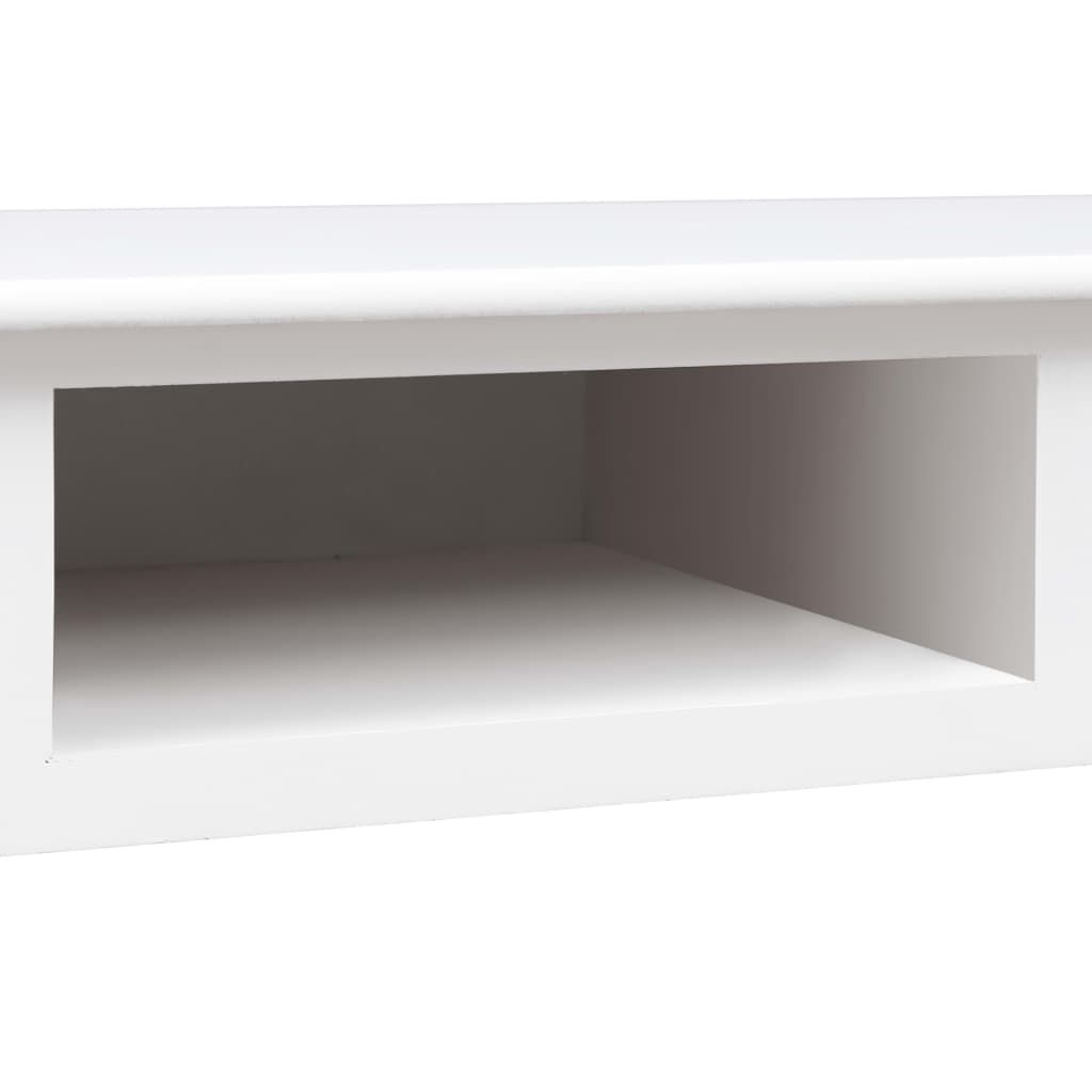 vidaXL Γραφείο Λευκό 110 x 45 x 76 εκ. Ξύλινο