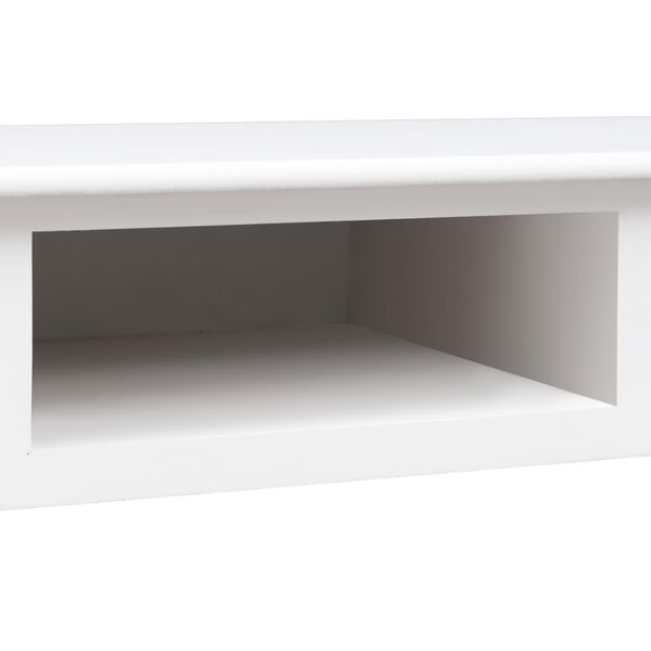 vidaXL Γραφείο Λευκό 110 x 45 x 76 εκ. Ξύλινο
