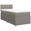 vidaXL &Kappa;&rho;&epsilon;&beta;ά&tau;&iota; Boxspring &mu;&epsilon; &Sigma;&tau;&rho;ώ&mu;&alpha; Taupe 100 x 200 &epsilon;&kappa;. &Upsilon;&phi;&alpha;&sigma;&mu;ά&tau;&iota;&nu;&omicron;
