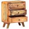 vidaXL Συρταριέρα 60 x 35 x 75 εκ. από Μασίφ Ανακυκλωμένο Ξύλο