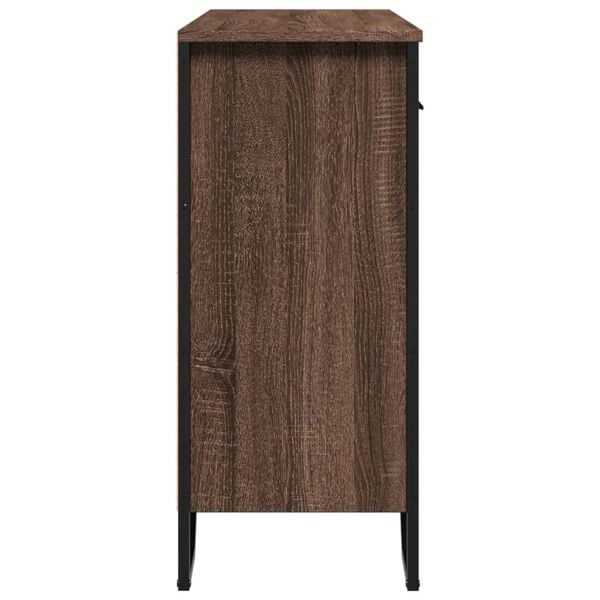 vidaXL Μπουφές Καφέ Δρυς 97x32,5x74,5 εκ. από Επεξεργασμένο Ξύλο
