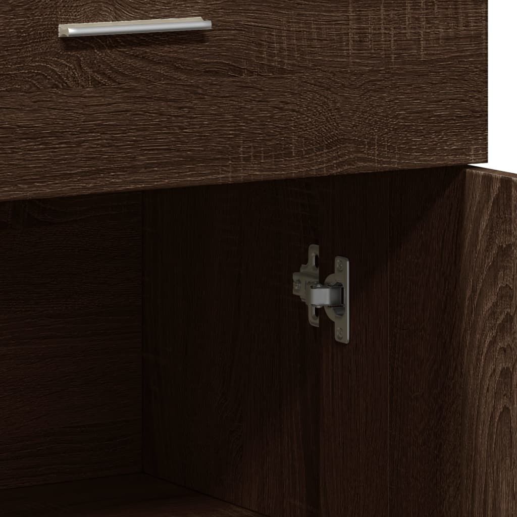 vidaXL Βοηθητικό Ντουλάπι Καφέ Δρυς 60x30x84εκ. από Επεξεργασμένο Ξύλο