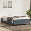 vidaXL Box Spring Κρεβάτι χωρίς στρώμα Σκούρο γκρι Βελούδινο