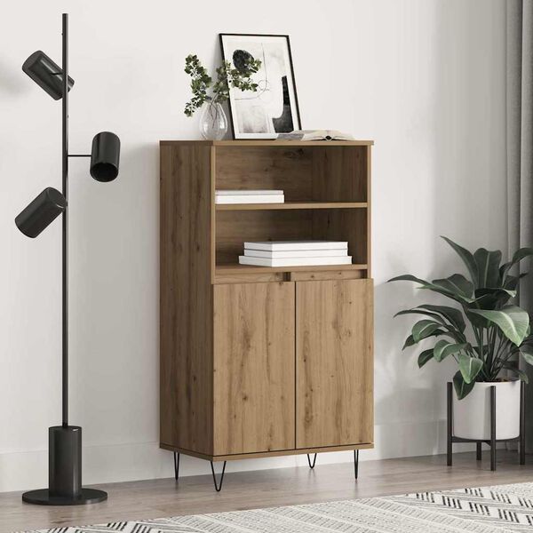 vidaXL Highboard &Kappa;&alpha;&phi;έ 60 x 36 x 110 &epsilon;&kappa;. &Epsilon;&pi;&epsilon;&xi;&epsilon;&rho;&gamma;&alpha;&sigma;&mu;έ&nu;&omicron; &xi;ύ&lambda;&omicron;