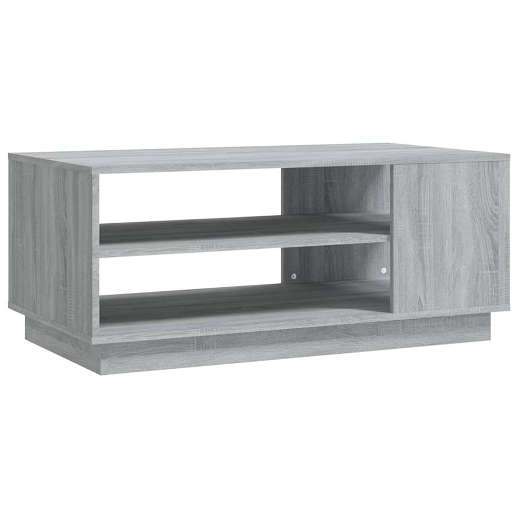 vidaXL Τραπεζάκι Σαλονιού Γκρι Sonoma 102 x 55 x 43 εκ από Μοριοσανίδα