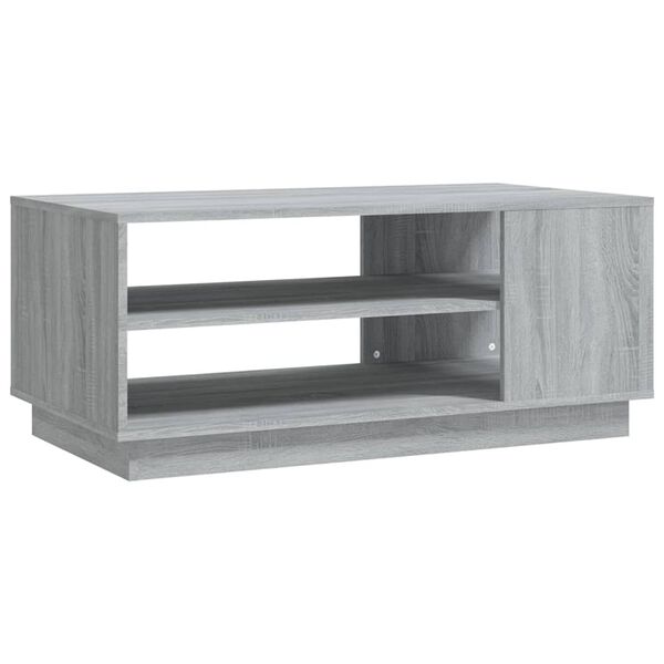 vidaXL Τραπεζάκι Σαλονιού Γκρι Sonoma 102 x 55 x 43 εκ από Μοριοσανίδα