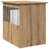 vidaXL Έπιπλα κλουβιού σκύλου Artisan Oak Κατασκευασμένο ξύλο