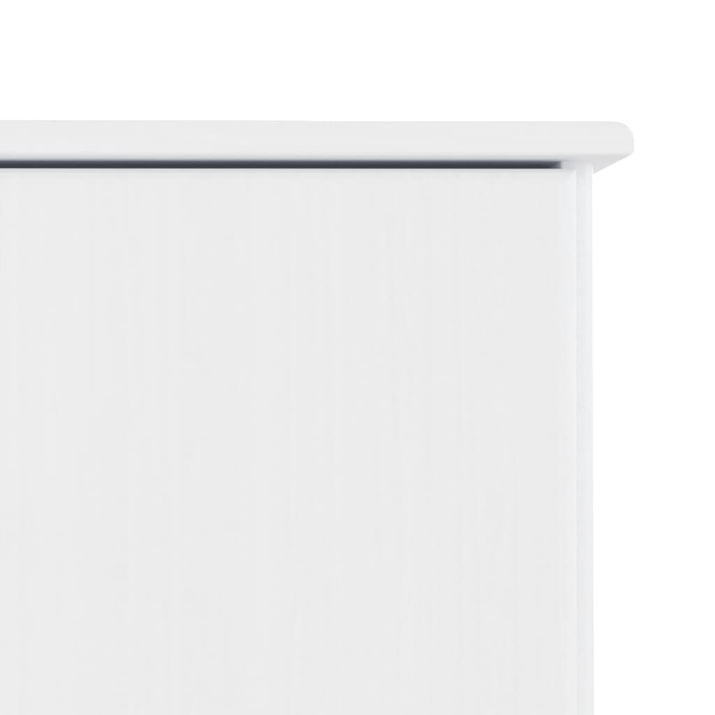 vidaXL Έπιπλο Τηλεόρασης ALTA Λευκό 112x35x41εκ. από Μασίφ Ξύλο Πεύκου