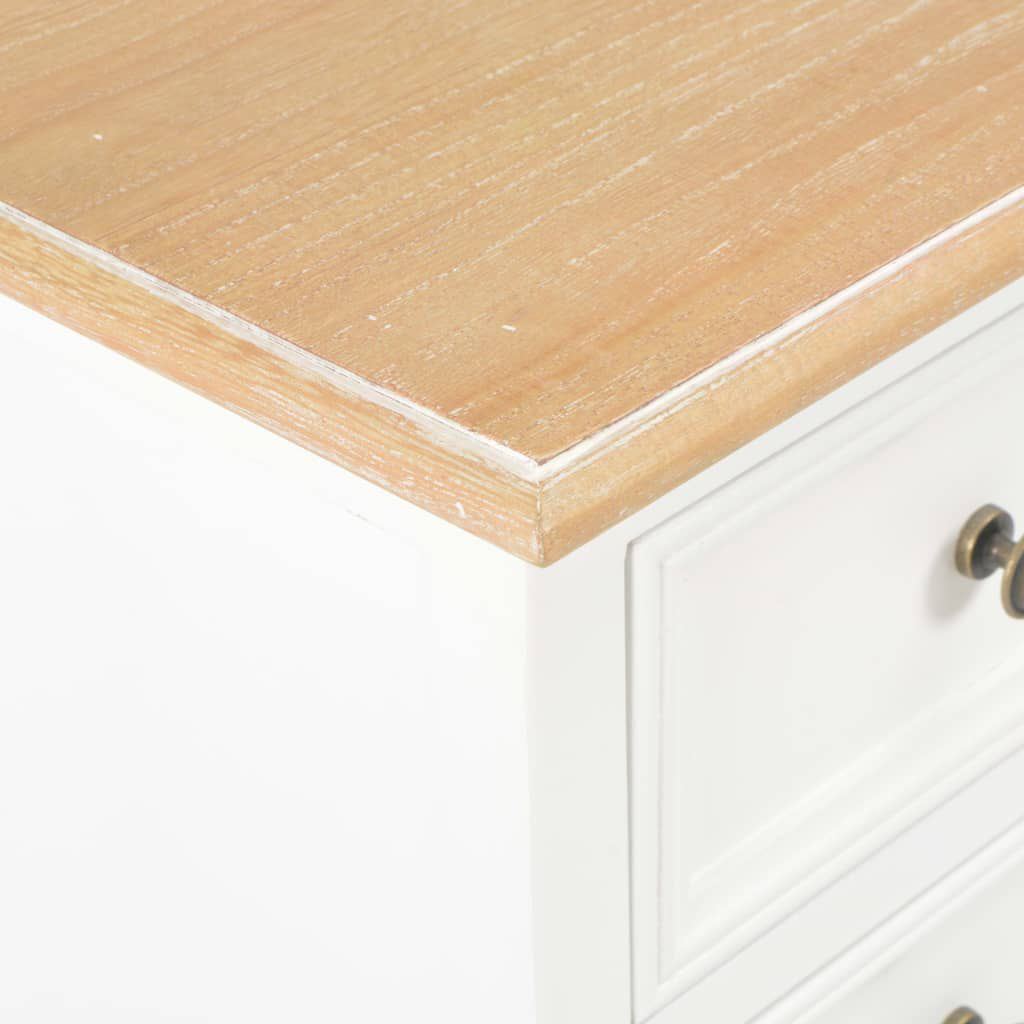 vidaXL Κομοδίνα 2 Τεμ. Λευκά 35 x 30 x 49 εκ. από MDF