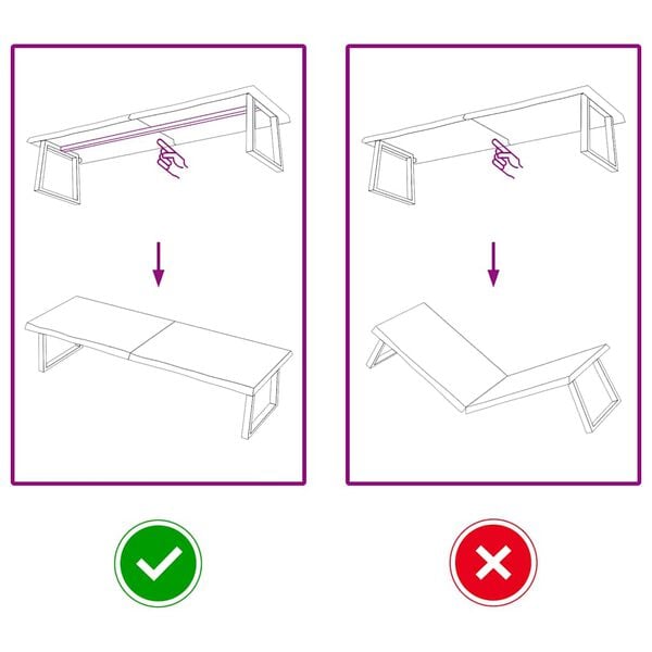 vidaXL Επιφ Τραπεζιού Αν Καφέ 180x50x(2-6)εκ. Επεξ. Μασίφ Ξύλο Δρυός