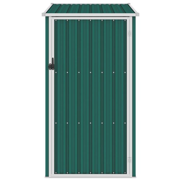 vidaXL Αποθήκη Κήπου Πράσινη 87 x 98 x 159 εκ. από Γαλβανισμένο Ατσάλι