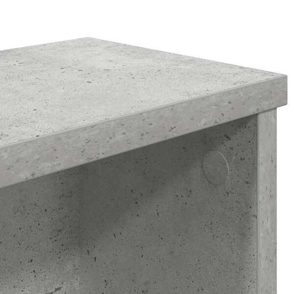 vidaXL Ράφι κουζίνας στοιβαζόμενο Γκρι μπετόν50x15x16 εκ.