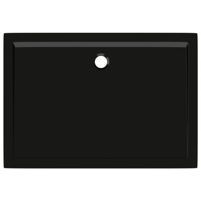 vidaXL Βάση Ντουζιέρας Ορθογώνια Μαύρη 70 x 100 εκ. από ABS