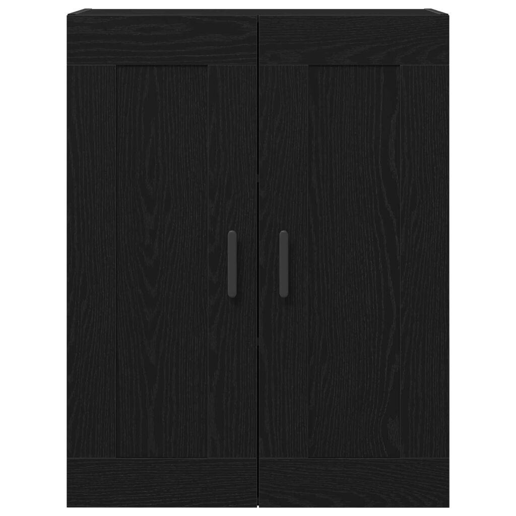 vidaXL Υψηλό έπιπλο Μαύρης Δρυός 69.5x34x180 εκ Μηχανικά κατασκευασμένο ξύλο