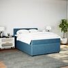 vidaXL &Kappa;&rho;&epsilon;&beta;ά&tau;&iota; Boxspring &mu;&epsilon; &Sigma;&tau;&rho;ώ&mu;&alpha; &Mu;&pi;&lambda;&epsilon; 140x200 &epsilon;&kappa;. &Beta;&epsilon;&lambda;&omicron;ύ&delta;&iota;&nu;&omicron;