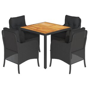 vidaXL &Sigma;&epsilon;&tau; &Tau;&rho;&alpha;&pi;&epsilon;&zeta;&alpha;&rho;ί&alpha;&sigmaf; &Kappa;ή&pi;&omicron;&upsilon; 5 &Tau;&epsilon;&mu;&alpha;&chi;ί&omega;&nu; &Mu;&alpha;ύ&rho;&omicron; &Sigma;&upsilon;&nu;&theta;. &Rho;&alpha;&tau;ά&nu; &mu;&epsilon; &Mu;&alpha;&xi;&iota;&lambda;ά&rho;&iota;&alpha;