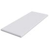 vidaXL Στρώματα Λευκό 70 x 200 cm 100% ύφασμα πολυεστέρα με τζακάρ