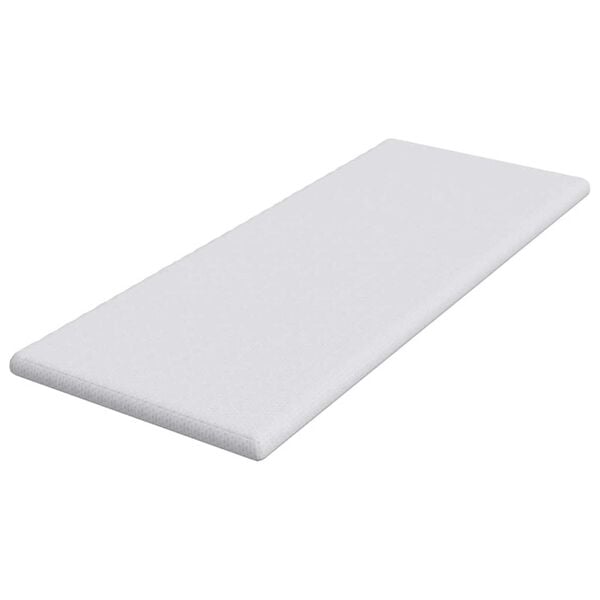 vidaXL Στρώματα Λευκό 70 x 200 cm 100% ύφασμα πολυεστέρα με τζακάρ