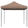 vidaXL Τέντα Εκδηλώσεων Πτυσσόμενη Pop-Up Καφέ 292x292x315 εκ.