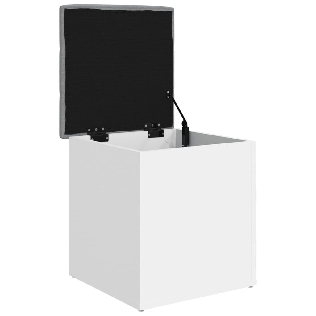 vidaXL Παγκάκι Αποθήκευσης Λευκό 42 x 42 x 45 εκ. από Επεξεργ. Ξύλο