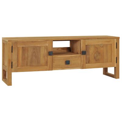 vidaXL Έπιπλο Τηλεόρασης 120 x 32 x 45 εκ. από Μασίφ Ξύλο Teak