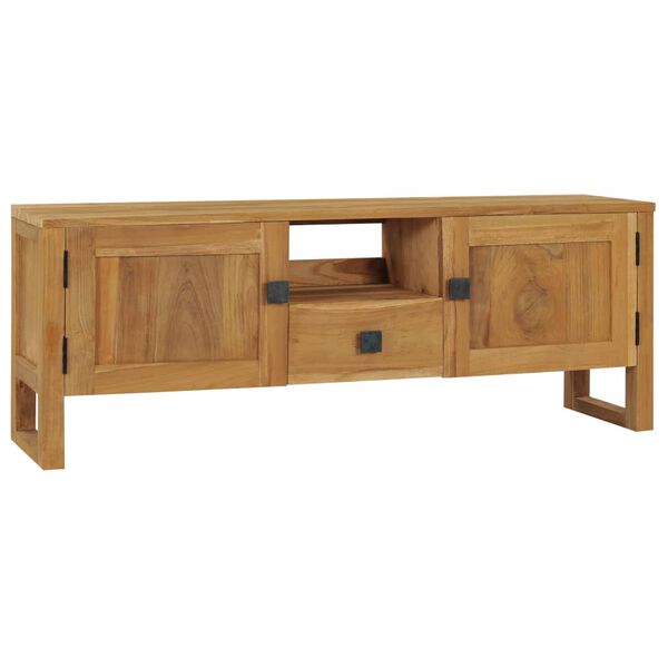 vidaXL Έπιπλο Τηλεόρασης 120 x 32 x 45 εκ. από Μασίφ Ξύλο Teak