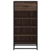 vidaXL Ράφι παπουτσιών καφέ δρυς 48x38x97,5 cm Κατασκευασμένο ξύλο