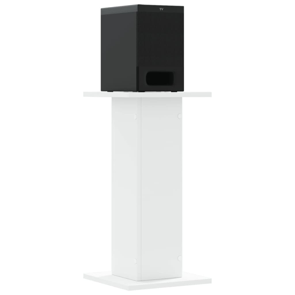 vidaXL Βάσεις Ηχείων 2 Τεμ. Λευκή 30x30x60 εκ. Επεξ. Ξύλο