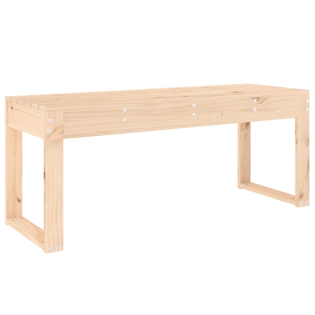 vidaXL Παγκάκι Κήπου 110 x 38 x 45 εκ. από Μασίφ Ξύλο Πεύκου