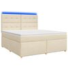 vidaXL &Kappa;&rho;&epsilon;&beta;ά&tau;&iota; box spring &mu;&epsilon; &sigma;&tau;&rho;ώ&mu;&alpha; &Kappa;&rho;&epsilon;&mu; 140 x 200 cm Ύ&phi;&alpha;&sigma;&mu;&alpha;
