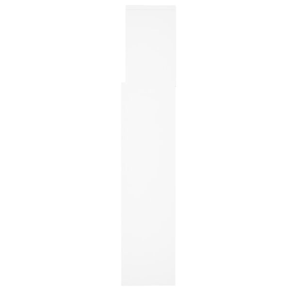 vidaXL Κεφαλάρι Με Αποθηκευτικό Χώρο Λευκό 160 x 19 x 103,5 εκ.