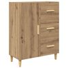 vidaXL &Pi;&lambda;&alpha;ϊ&nu;ό &gamma;&rho;&alpha;&phi;&epsilon;ί&omicron; Artisan Oak 34 x 69.5 x 90 &epsilon;&kappa; &Epsilon;&pi;&epsilon;&xi;&epsilon;&rho;&gamma;&alpha;&sigma;&mu;έ&nu;&omicron; &Xi;ύ&lambda;&omicron;