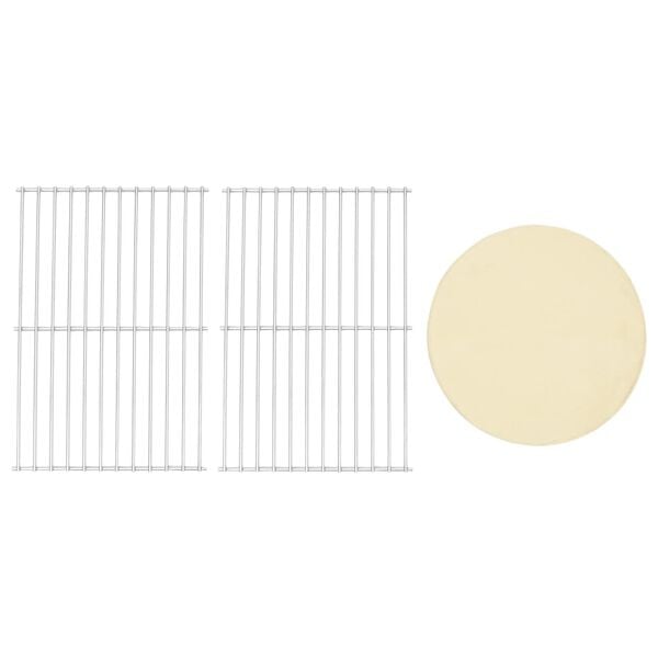 vidaXL 3-σε-1 Υπαίθριος Φούρνος Πίτσας & Μπάρμπεκιου Μαύρο