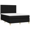 vidaXL &Kappa;&rho;&epsilon;&beta;ά&tau;&iota; Boxspring &mu;&epsilon; &Sigma;&tau;&rho;ώ&mu;&alpha; &Mu;&alpha;ύ&rho;&omicron; 140x190 &epsilon;&kappa;. &Upsilon;&phi;&alpha;&sigma;&mu;ά&tau;&iota;&nu;&omicron;