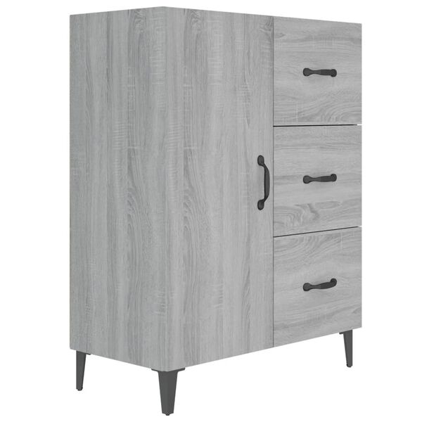 vidaXL Ντουλάπι Γκρι Sonoma 69,5 x 34 x 90 εκ. από Επεξεργασμένο Ξύλο