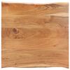 vidaXL Τραπεζάκι Σαλονιού Live Edge 60x60x40 εκ. Μασίφ Ξύλο Ακακίας