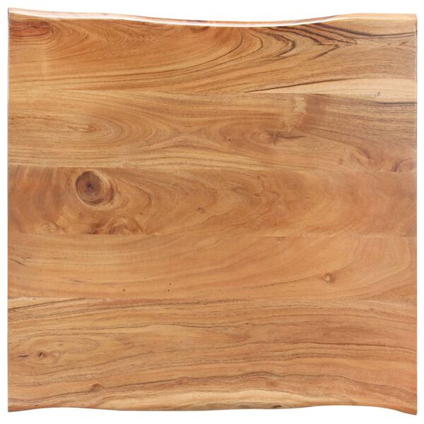 vidaXL Τραπεζάκι Σαλονιού Live Edge 60x60x40 εκ. Μασίφ Ξύλο Ακακίας