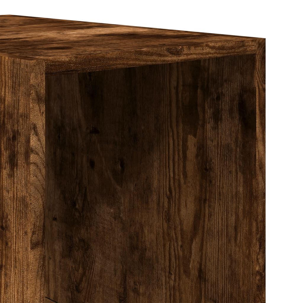 vidaXL Ντουλάπα Καπνιστή Δρυς 30x50x200 εκ. από Επεξεργασμένο Ξύλο