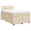 vidaXL &Kappa;&rho;&epsilon;&beta;ά&tau;&iota; Boxspring &mu;&epsilon; &Sigma;&tau;&rho;ώ&mu;&alpha; &Kappa;&rho;&epsilon;&mu; 120x200 &epsilon;&kappa;. &Upsilon;&phi;&alpha;&sigma;&mu;ά&tau;&iota;&nu;&omicron;