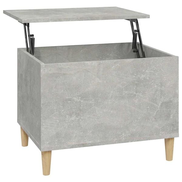 vidaXL Τραπεζάκι Σαλονιού Γκρι Σκυρ. 60x44,5x45 εκ. Επεξεργ. Ξύλο