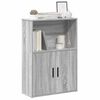 vidaXL Βιβλιοθήκη Γκρι Sonoma 60x24x85 εκ. από Επεξεργασμένο Ξύλο